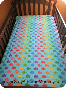 These are actually for Linnaea's toddler bed. She LOVES fishies