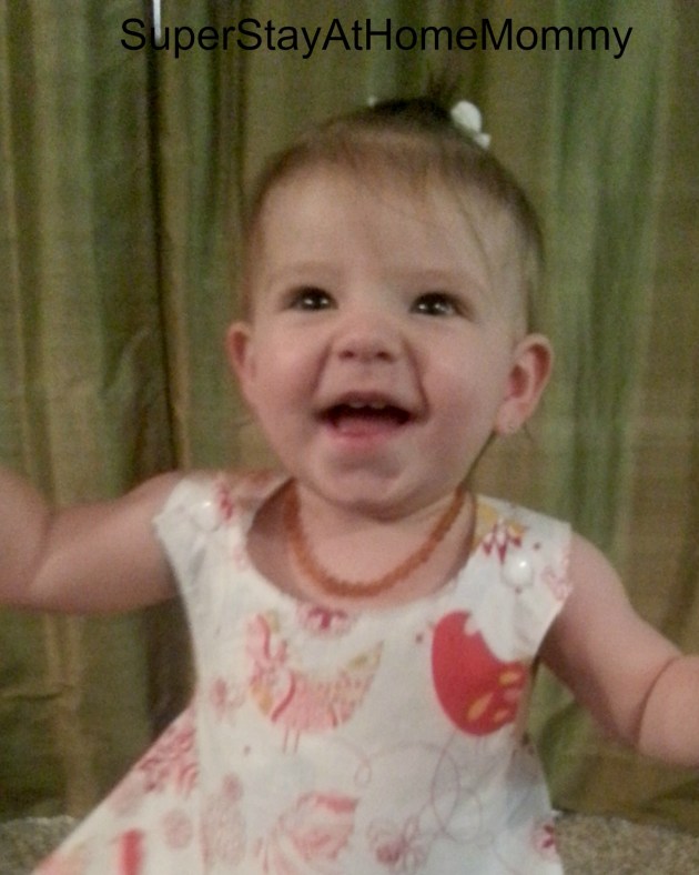 Here's the reverse side. It's so hard to get a good picture of a mobile baby!!