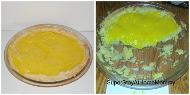 For this one, I used a canned lemon filling